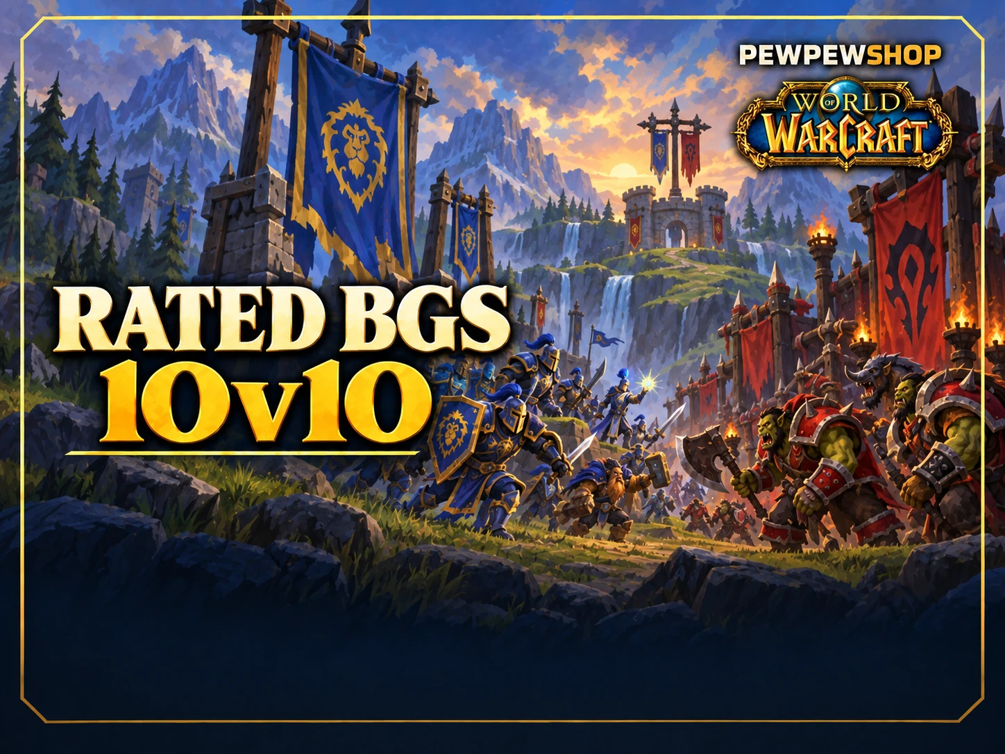 RBG Rating Carry — Rated Battlegrounds 10v10 — boost