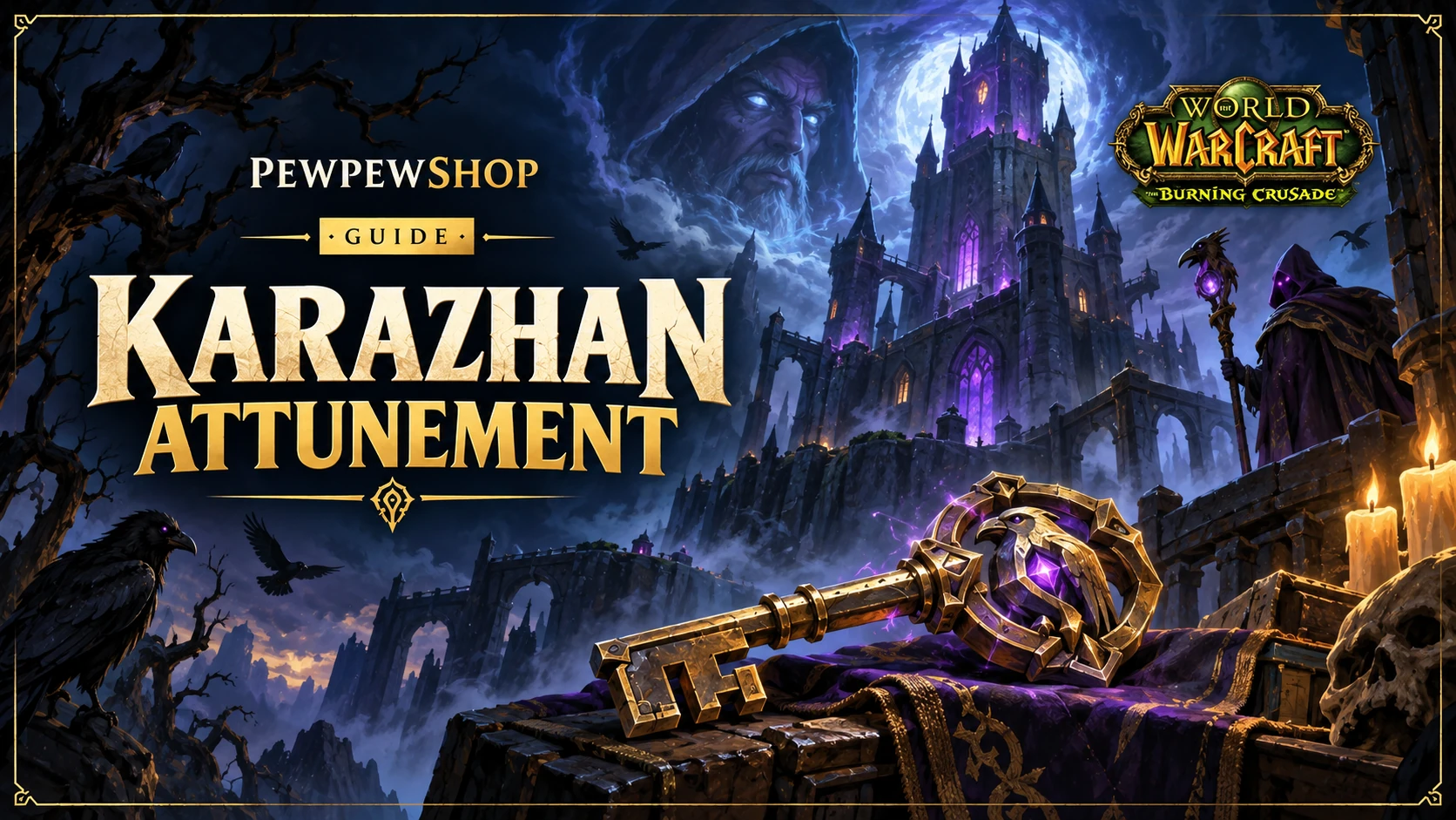 Karazhan Attunement Quest Chain: Every Step to the Master's Key — PEWPEWSHOP boosting guide