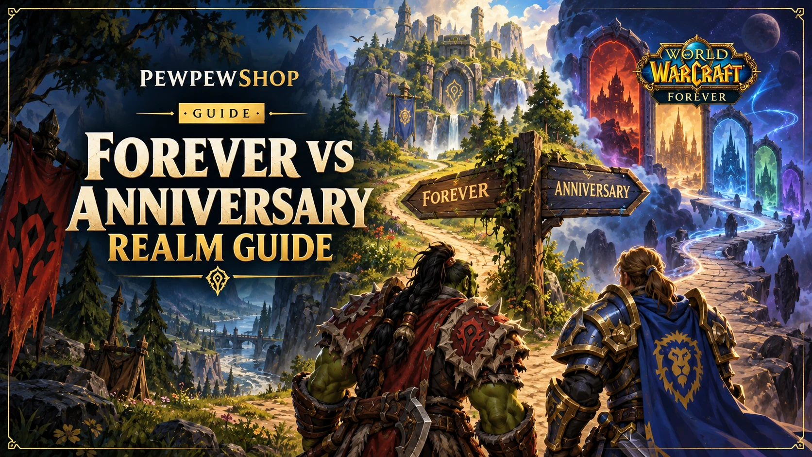 WoW: Forever vs Anniversary Realms — Which to Play in November? — PEWPEWSHOP boosting guide