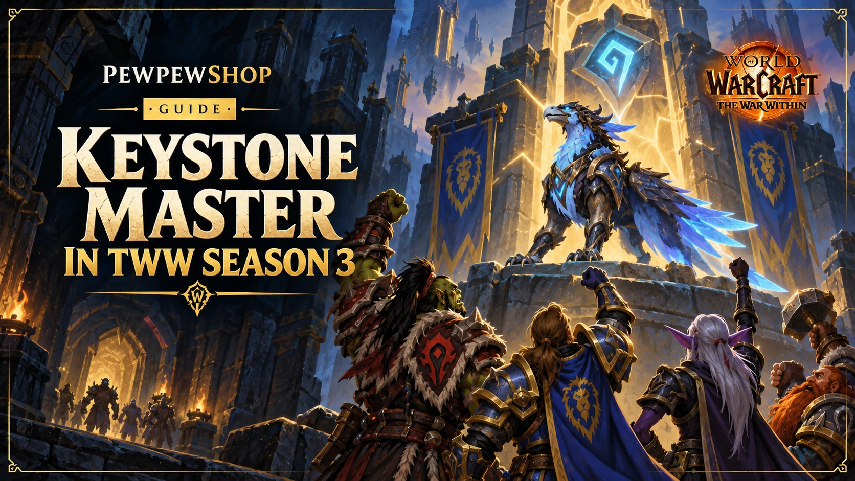 Keystone Master in TWW Season 3: Rating Needed & Rewards — PEWPEWSHOP boosting guide