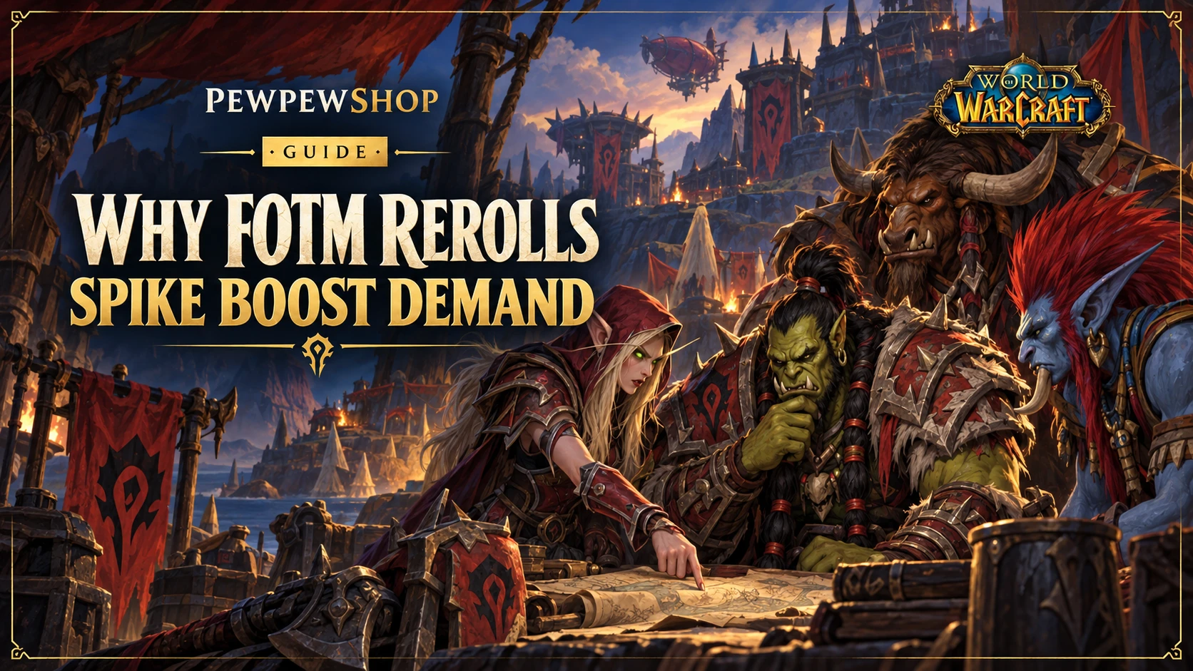 Why FOTM Rerolls Spike WoW Boost Demand Every Patch — PEWPEWSHOP boosting guide