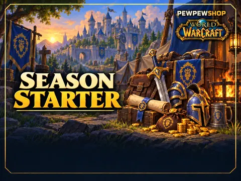 Season Starter Pack (Leveling + Gearing + Gold) — boost