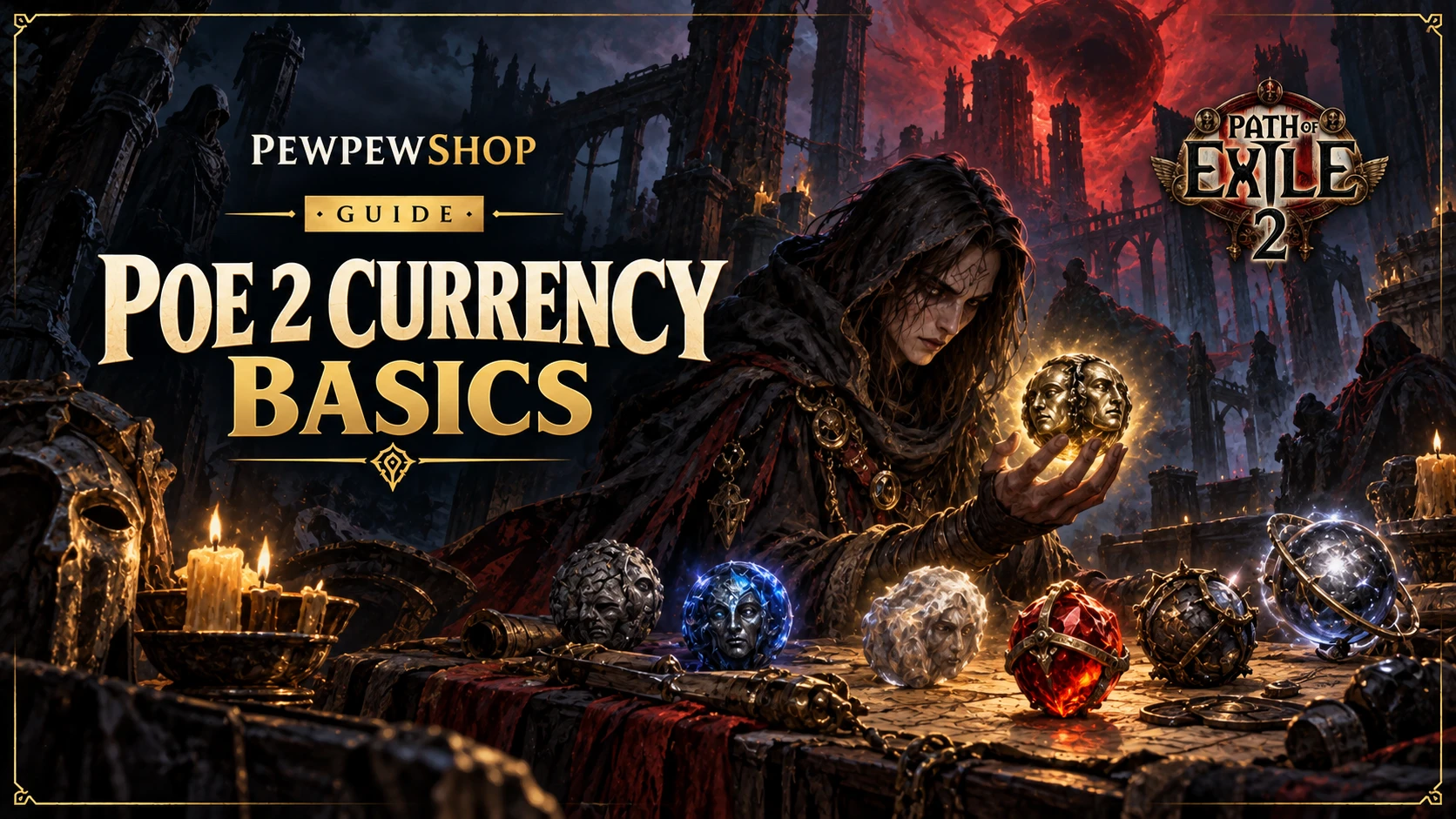 PoE 2 Currency Basics: What Each Orb Does and When to Use It — PEWPEWSHOP boosting guide