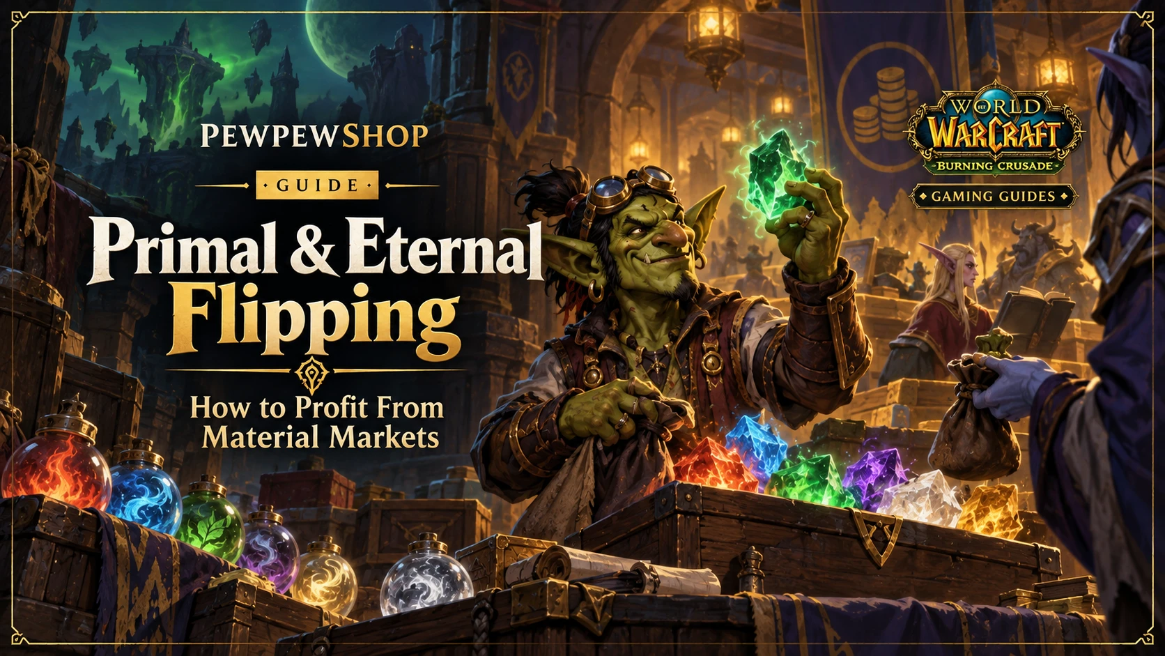 Primal & Eternal Flipping: How to Profit From Material Markets — PEWPEWSHOP boosting guide