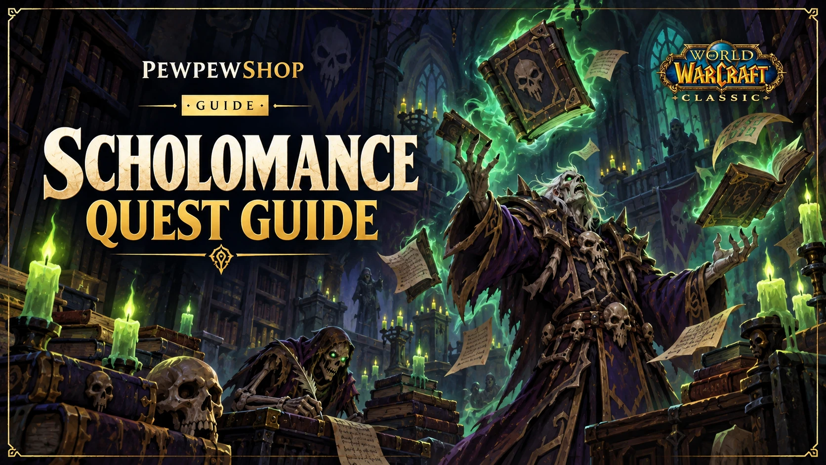 Scholomance Quests in WoW Classic: Full List, Givers and Levels — PEWPEWSHOP boosting guide