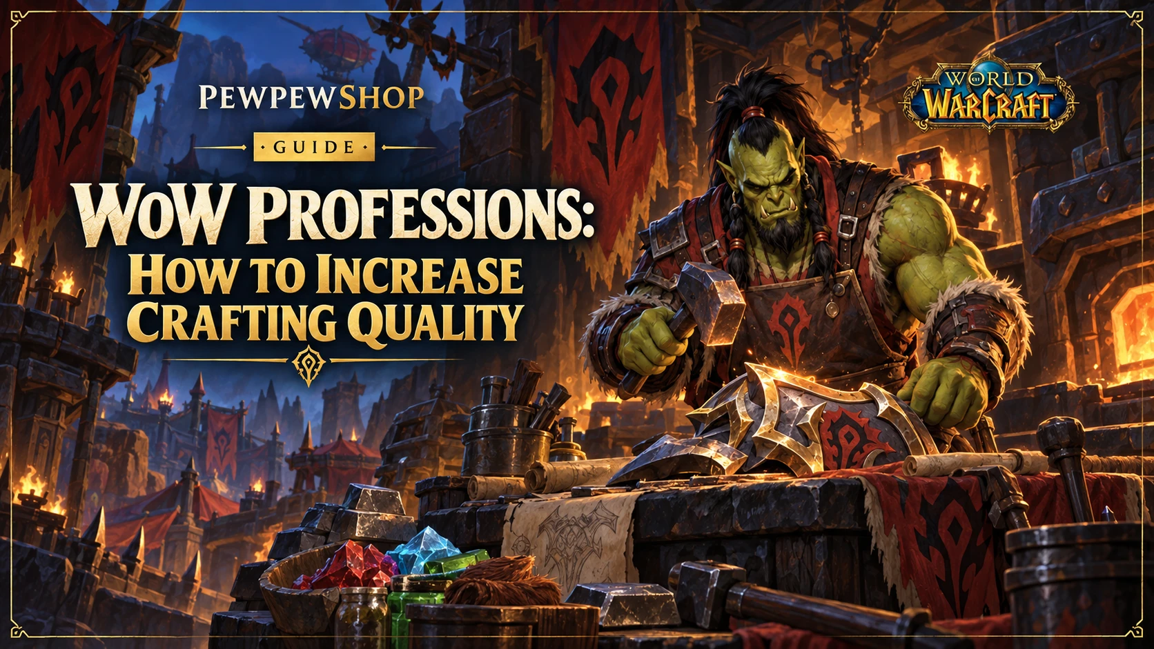 WoW Professions: How to Increase Crafting Quality — PEWPEWSHOP boosting guide