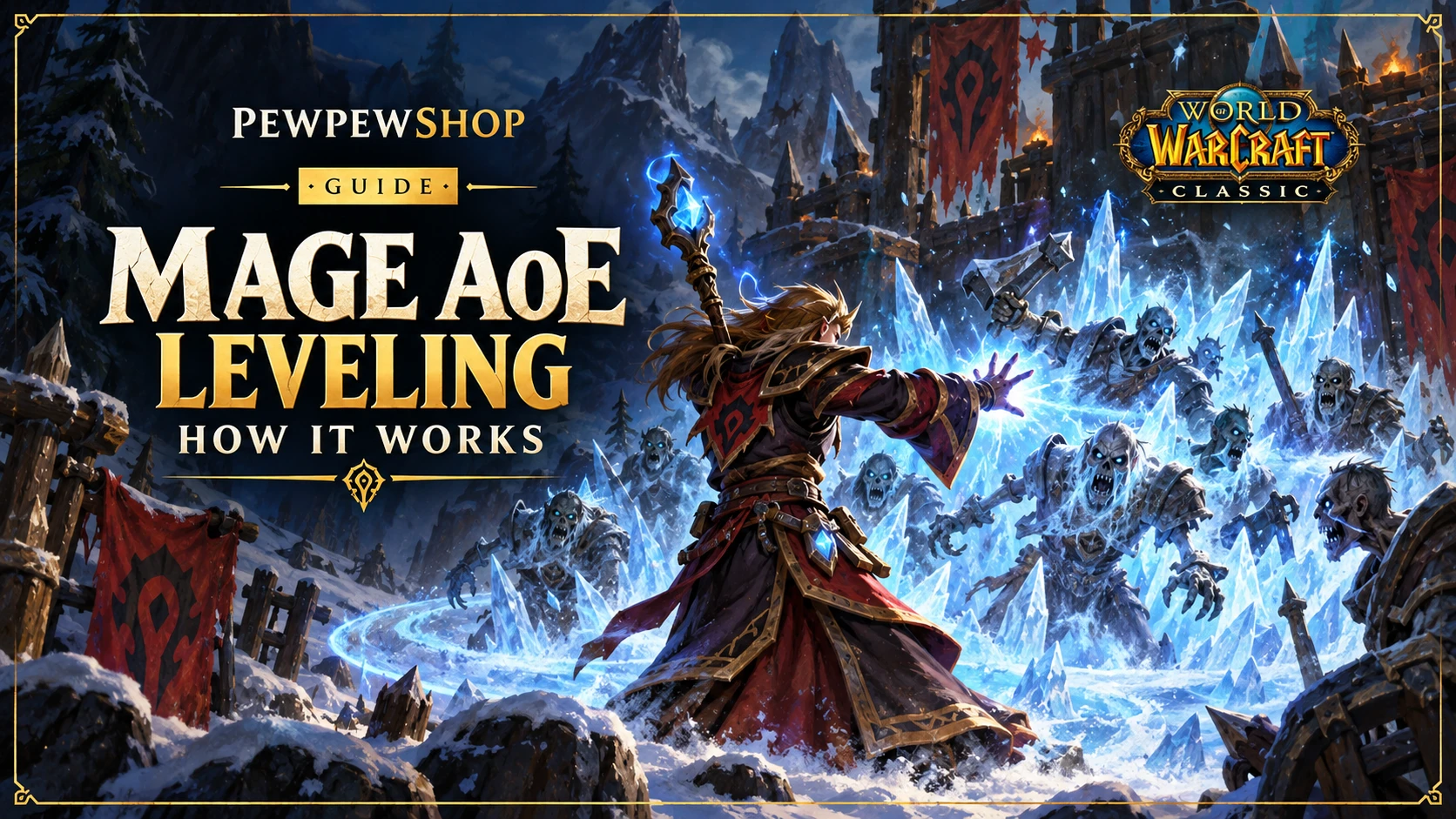 WoW Classic Mage AoE Leveling: How It Works — PEWPEWSHOP boosting guide