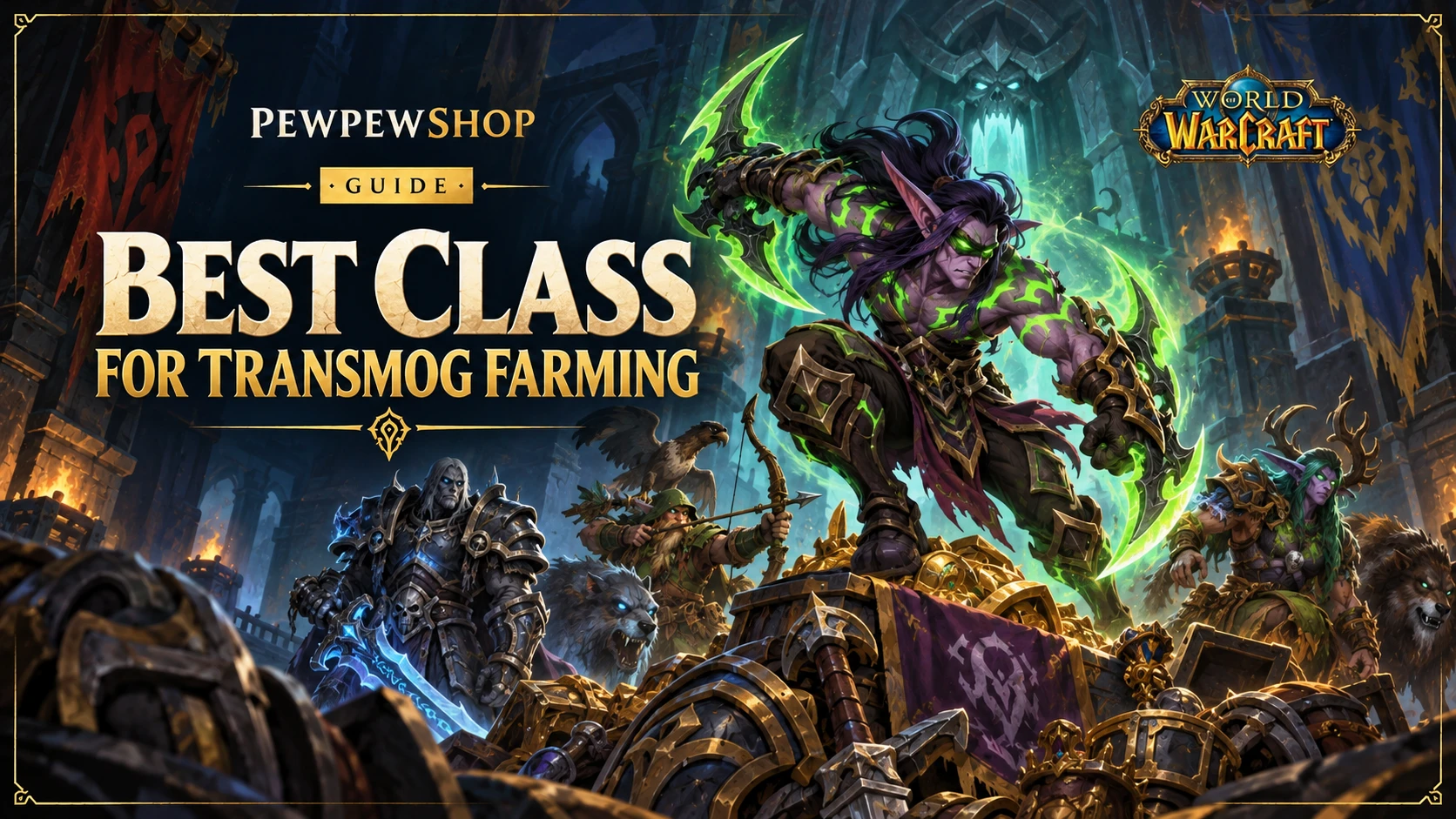 WoW: Best Class for Transmog Farming (Ranked) — PEWPEWSHOP boosting guide