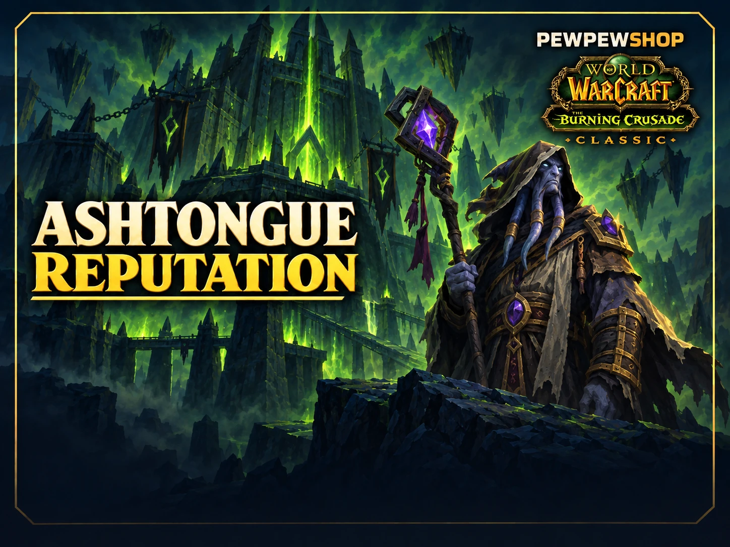 Ashtongue Deathsworn Reputation Boost — boost