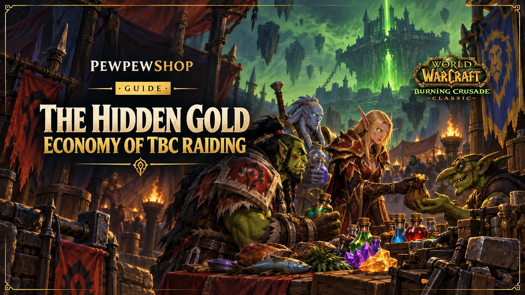 The Hidden Gold Economy of TBC Raiding: Consumables, Repairs & More — PEWPEWSHOP boosting guide