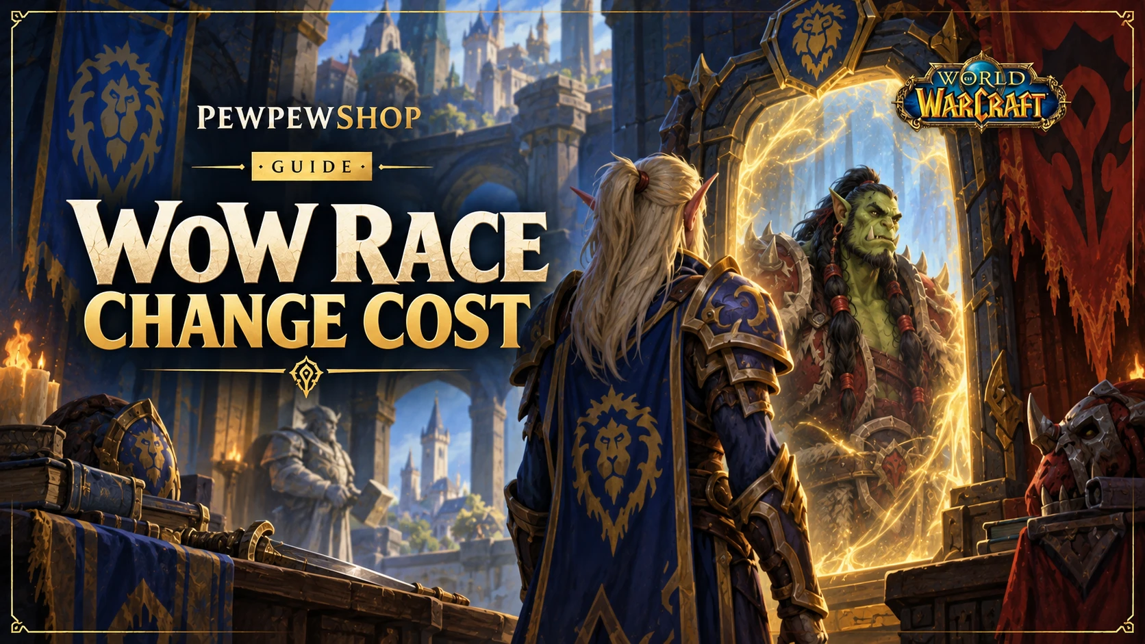 How to Buy a WoW Race Change (Cost & Steps) — PEWPEWSHOP boosting guide