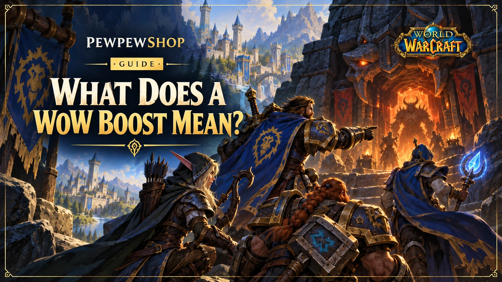 What Does a WoW Boost Mean? Boosting Explained — PEWPEWSHOP boosting guide