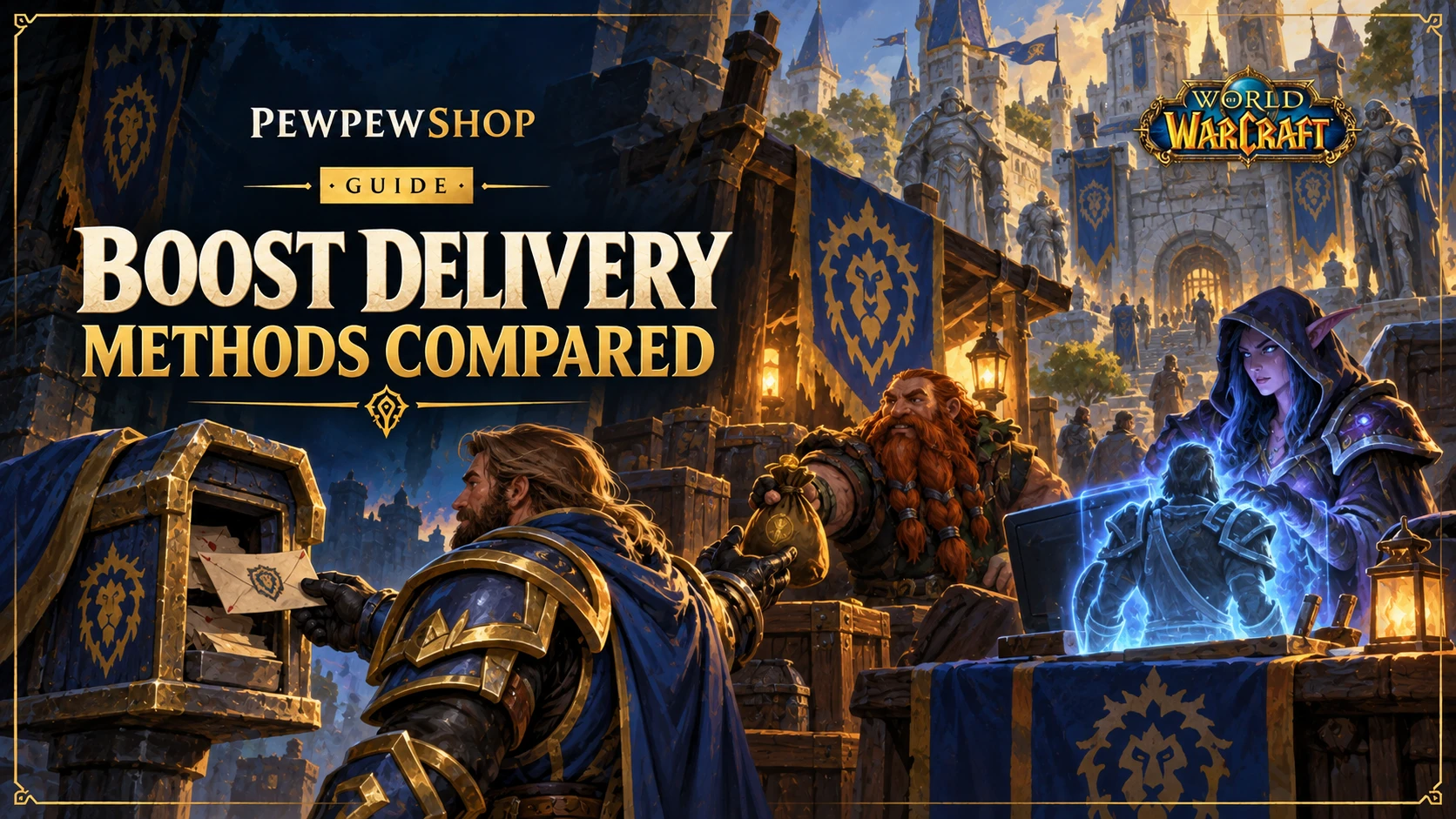 Boost Delivery Methods Compared: In-Game Mail, Trade, and Stream — PEWPEWSHOP boosting guide