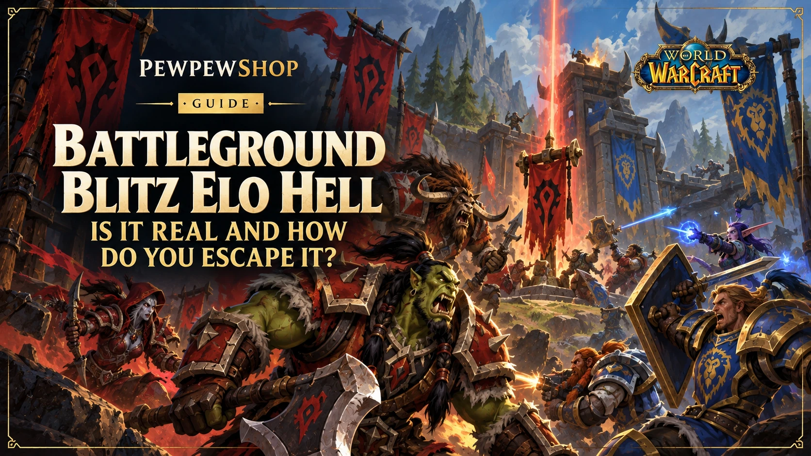 Battleground Blitz Elo Hell: Is It Real and How Do You Escape It? — PEWPEWSHOP boosting guide