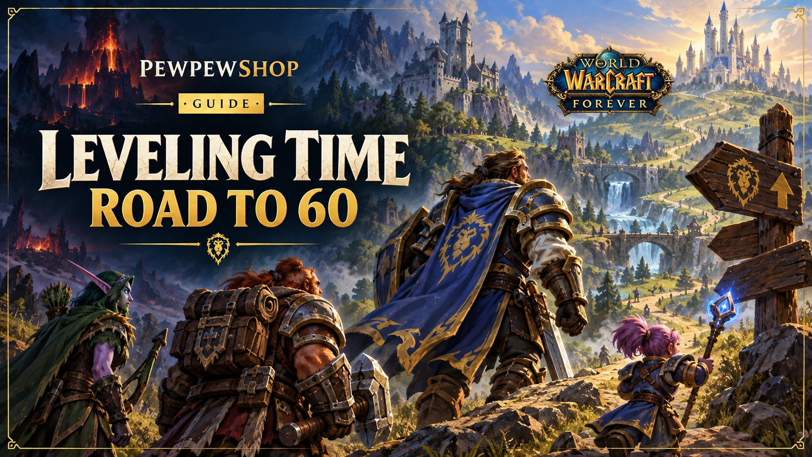 How Long Does 1–60 Take in WoW: Forever? — PEWPEWSHOP boosting guide