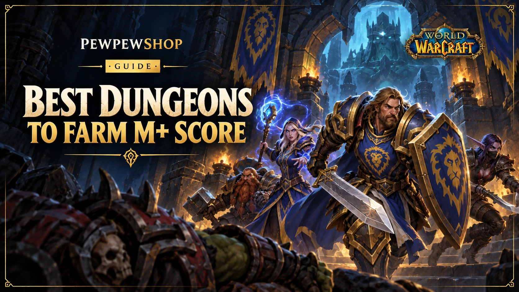 Best Dungeons to Farm M+ Score Each Season — PEWPEWSHOP boosting guide