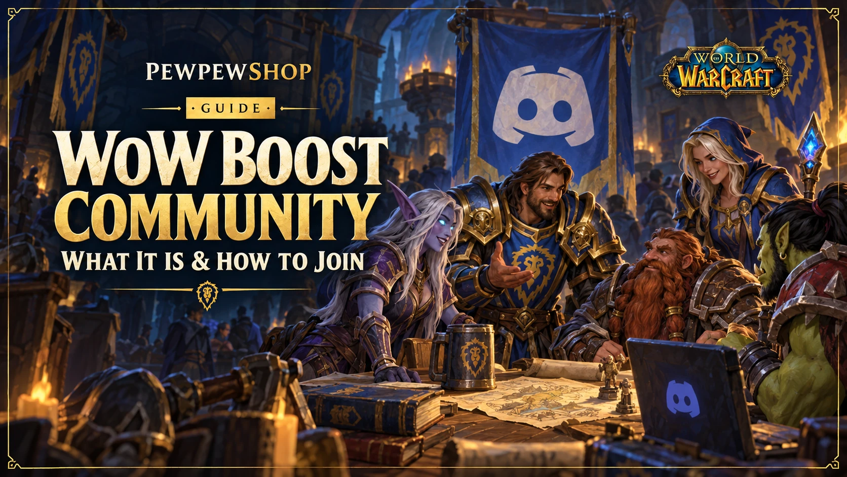 WoW Boost Community: What It Is & How to Join — PEWPEWSHOP boosting guide