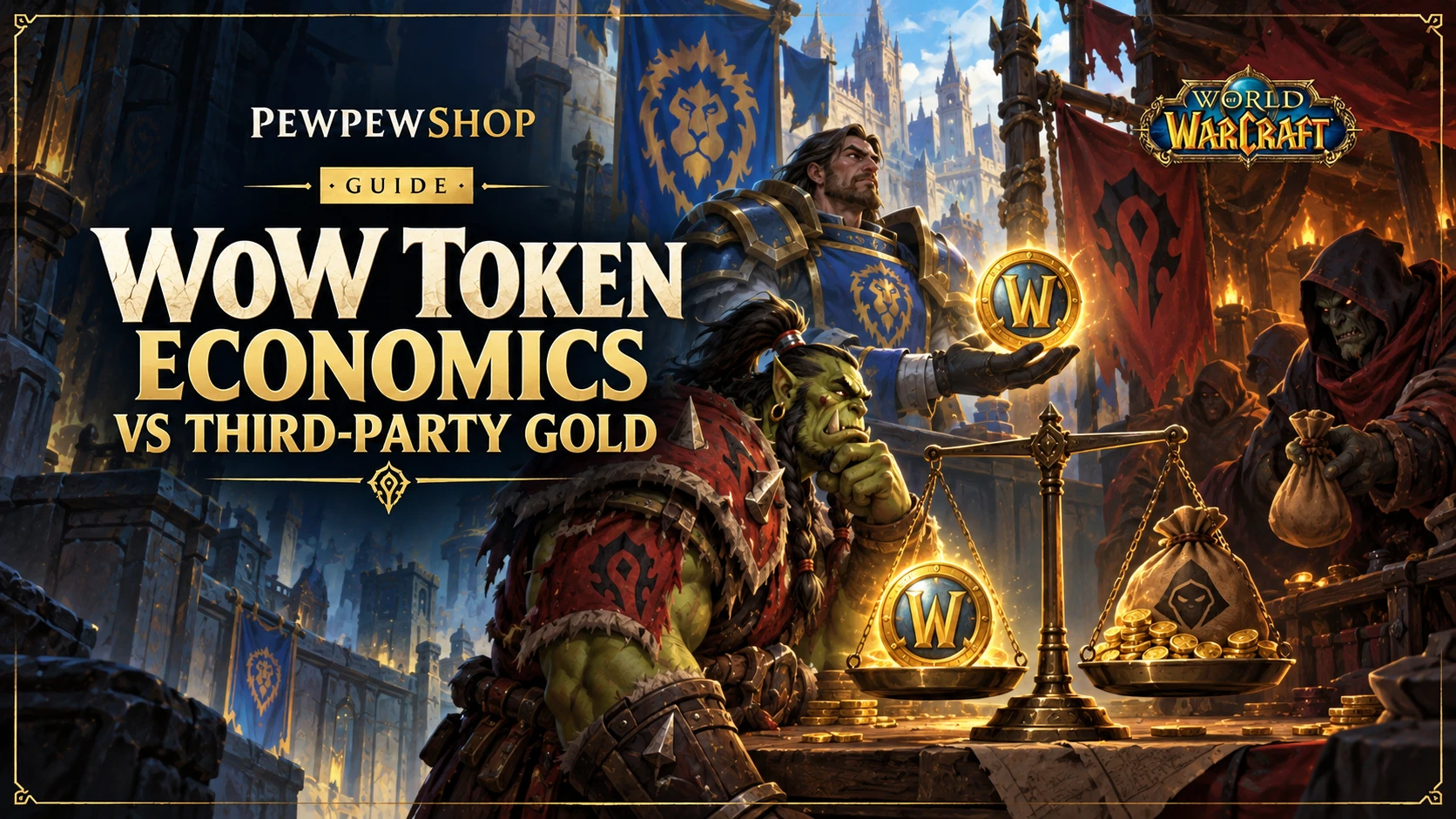 WoW Token Economics vs Third-Party Gold: The Honest Comparison — PEWPEWSHOP boosting guide