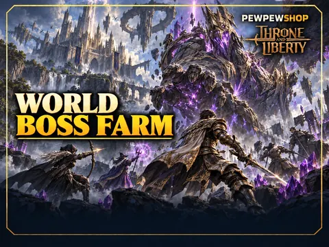 Throne & Liberty World Boss Farm — boost