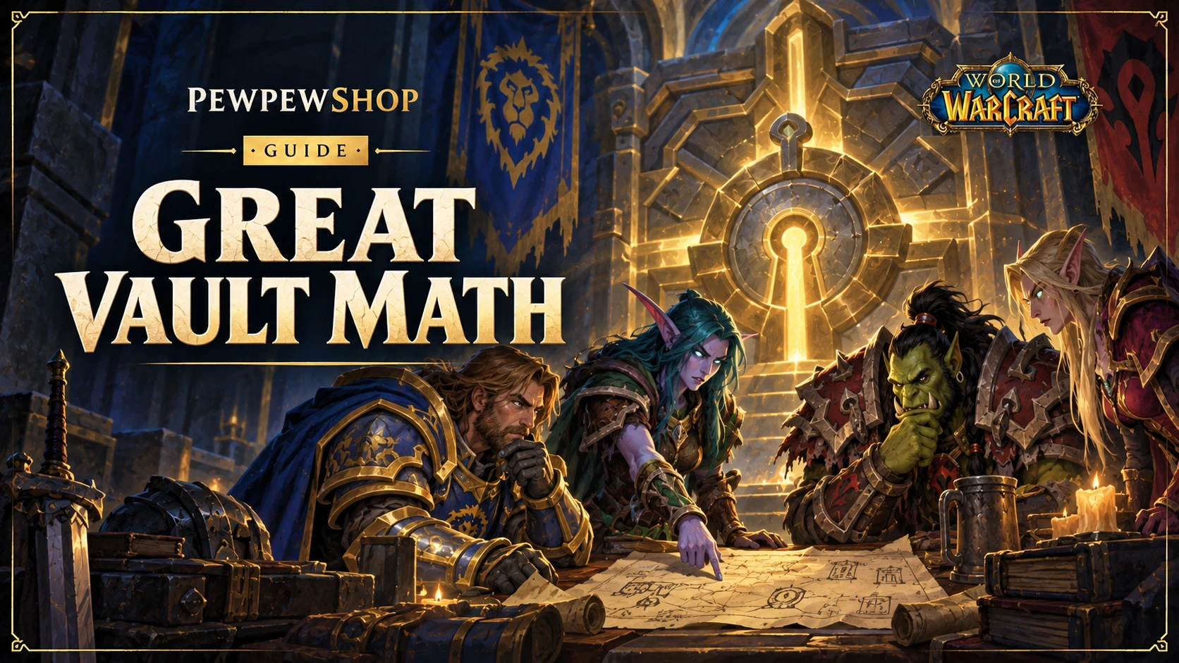 Great Vault Math: How Many Mythic Plus Runs You Actually Need Each Week — PEWPEWSHOP boosting guide