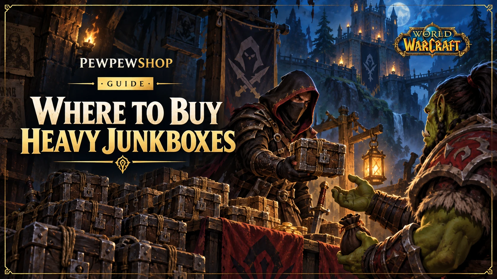 Where to Buy Heavy Junkboxes in WoW — PEWPEWSHOP boosting guide
