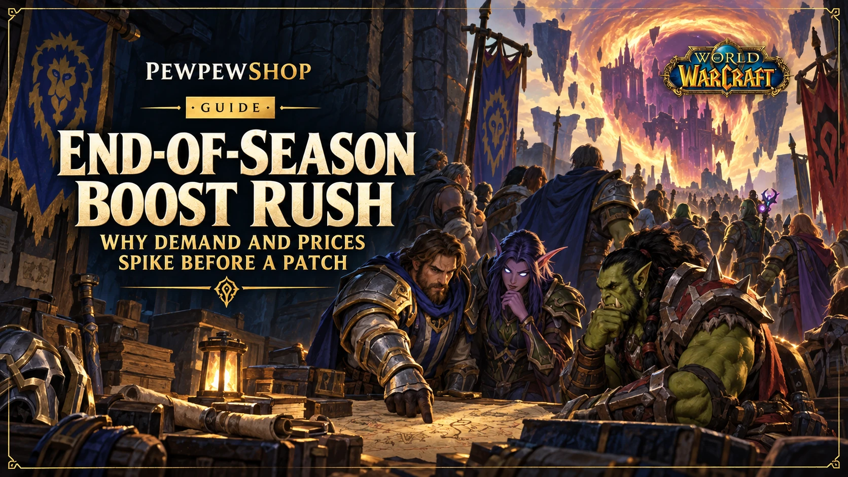 End-of-Season Boost Rush: Why Demand and Prices Spike Before a Patch — PEWPEWSHOP boosting guide