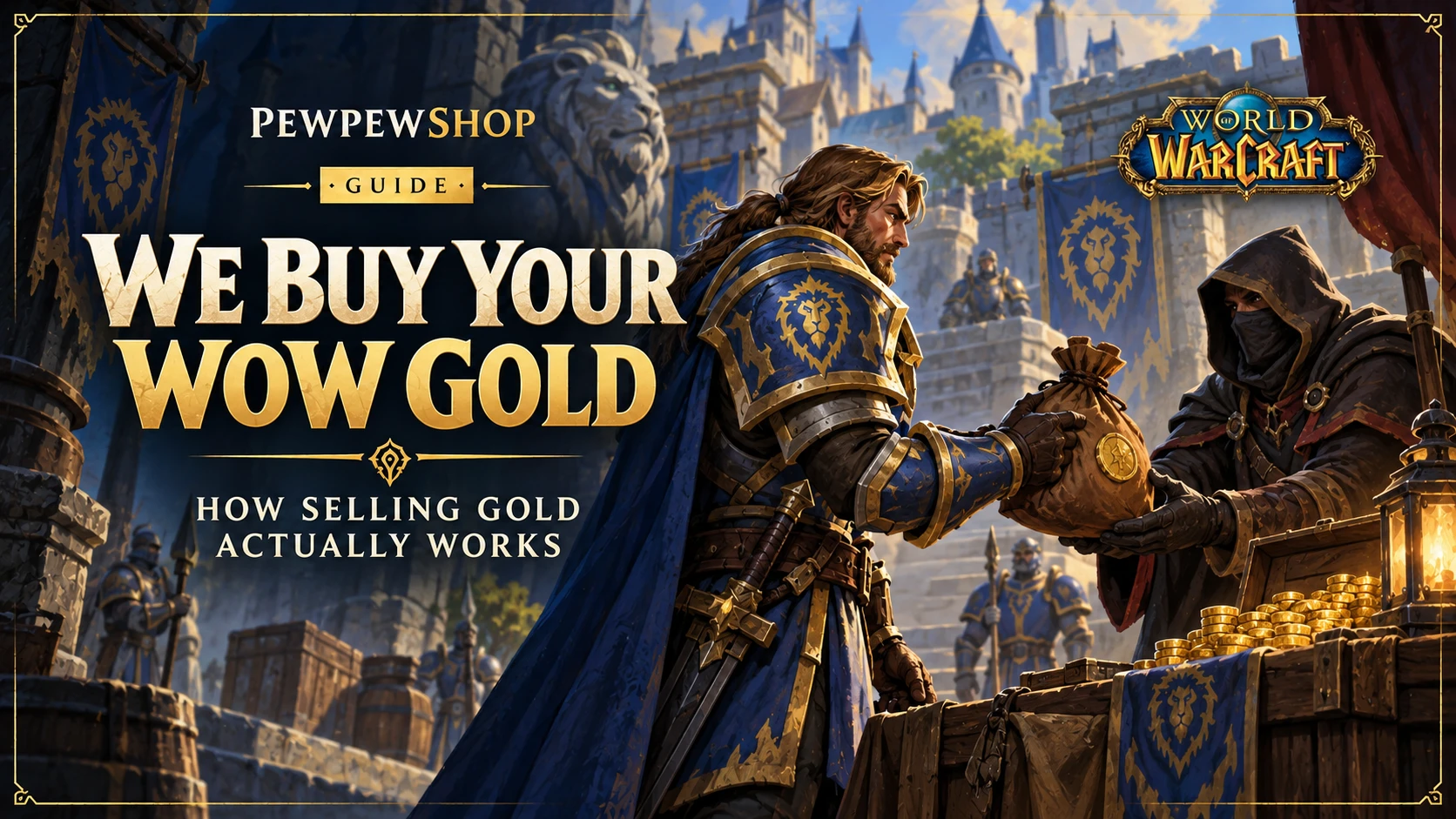 We Buy Your WoW Gold: How Selling Gold Actually Works — PEWPEWSHOP boosting guide