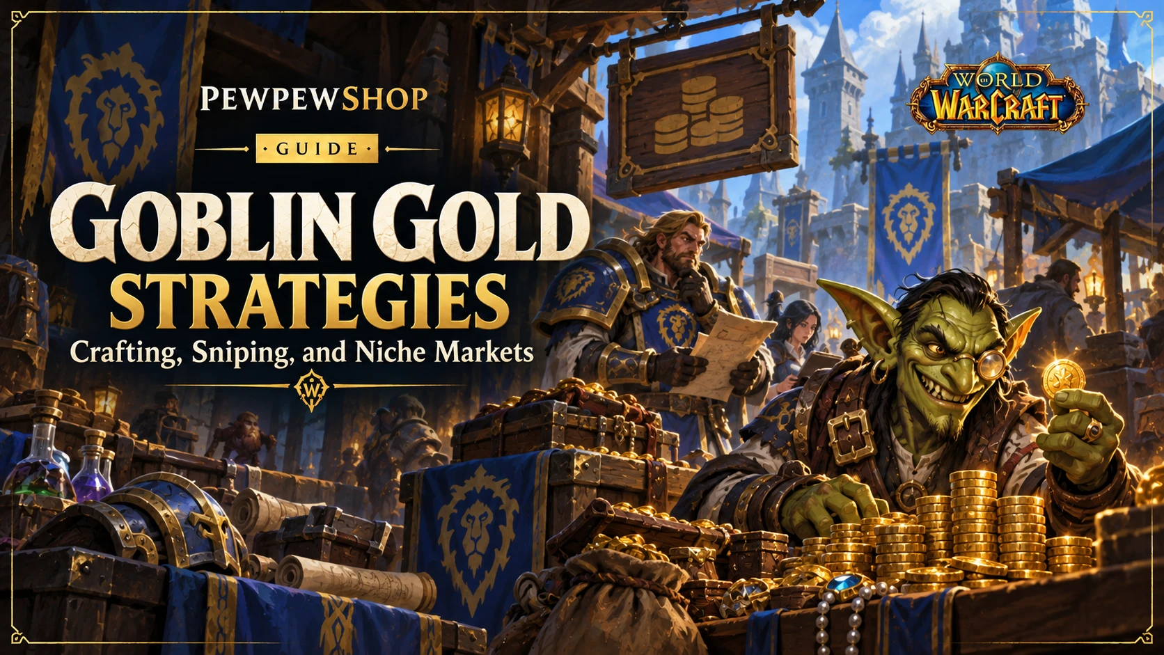 Goblin Gold Strategies: Crafting, Sniping, and Niche Markets — PEWPEWSHOP boosting guide