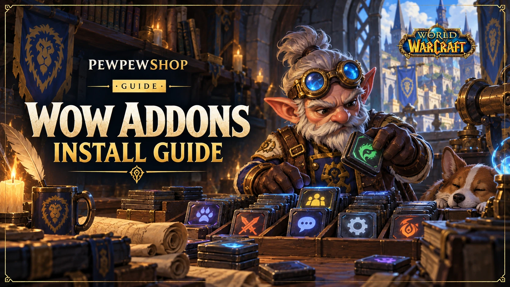 How to Install WoW Addons with CurseForge, or Without It — PEWPEWSHOP boosting guide