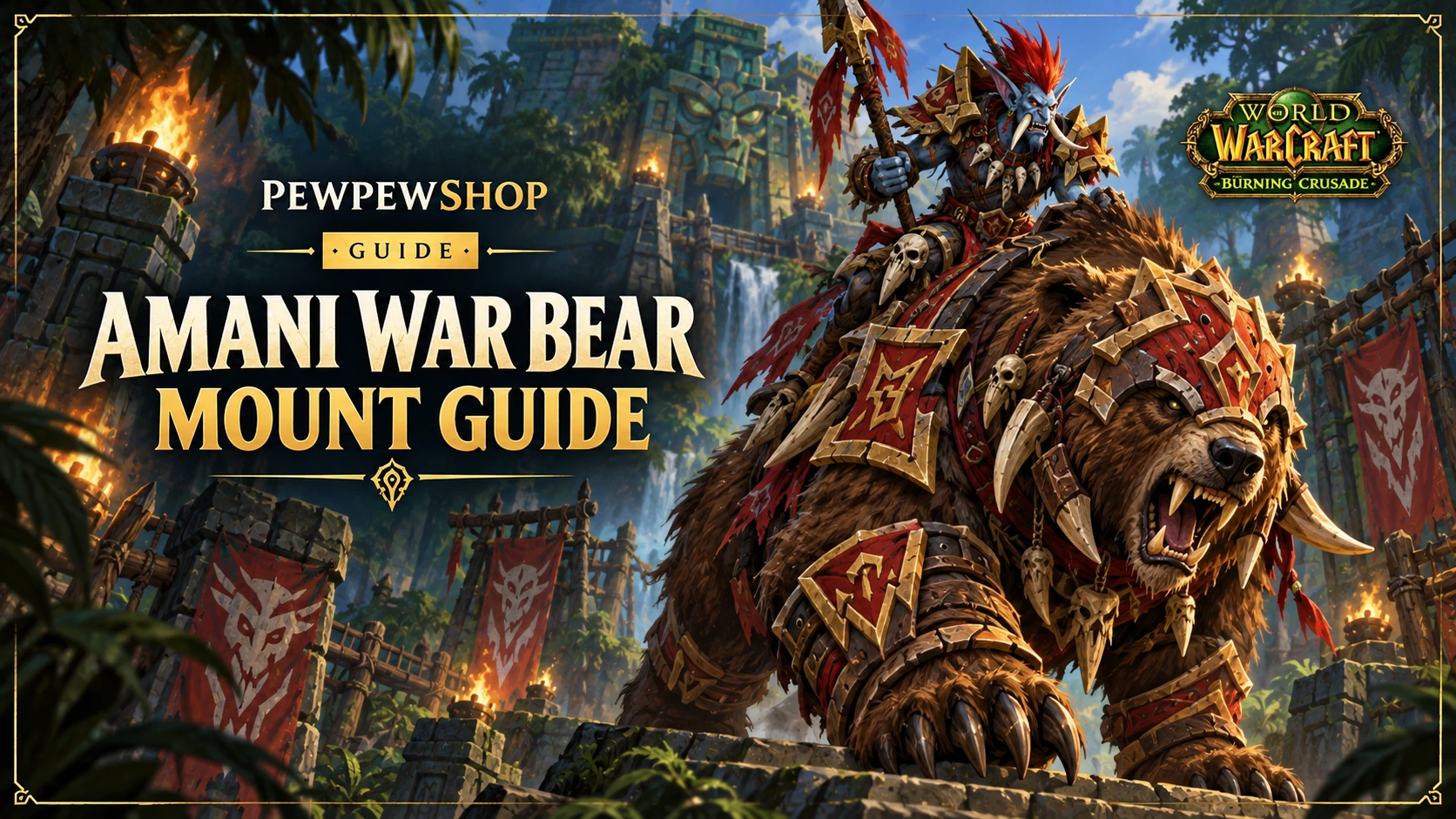 Amani War Bear: How It Was Earned and Can You Still Get It? — PEWPEWSHOP boosting guide