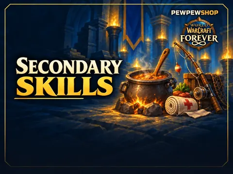 Forever Secondary Skills: Cooking, First Aid & Fishing — boost