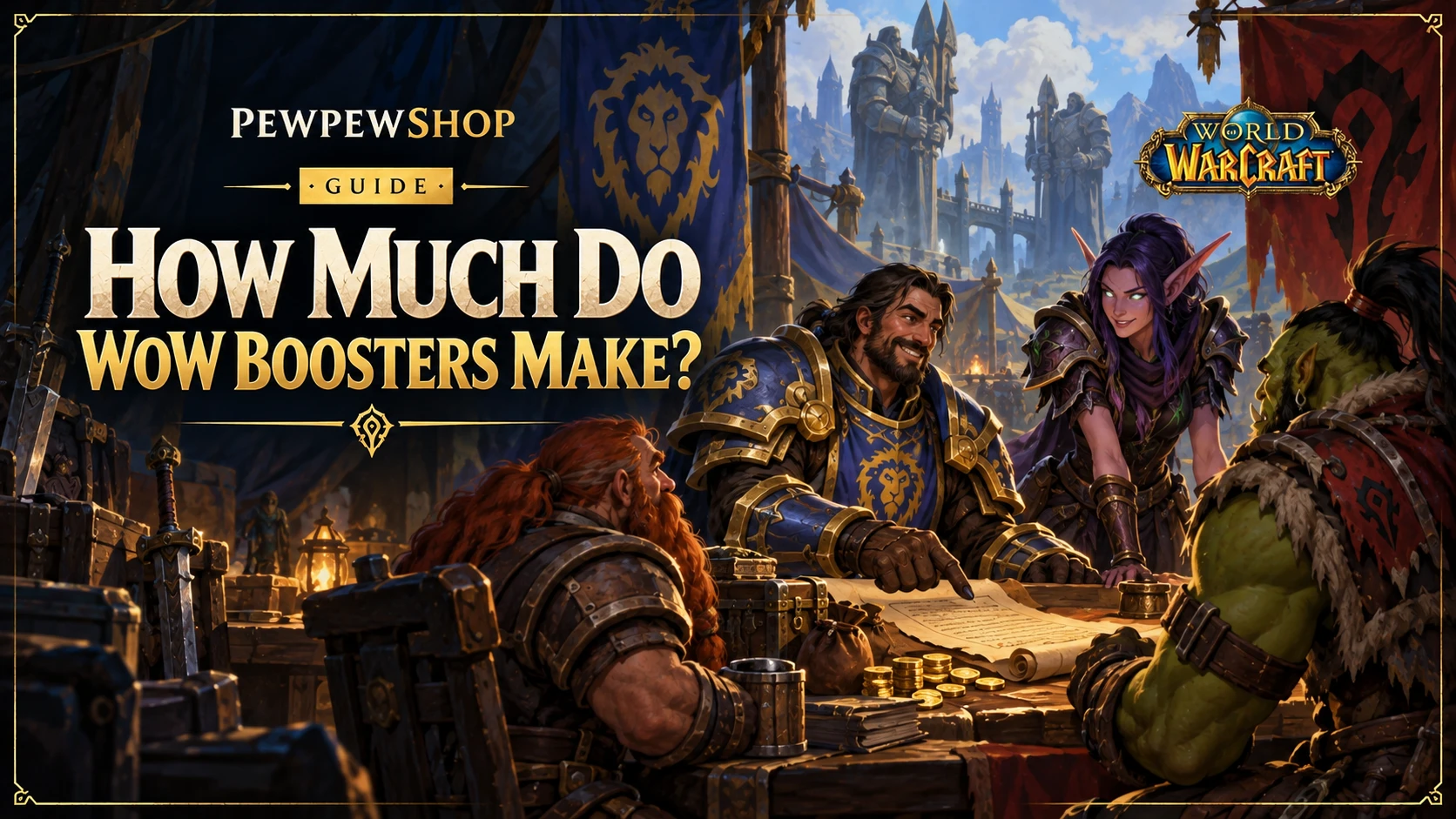 How Much Do WoW Boosters Make? Real Pay Breakdown — PEWPEWSHOP boosting guide