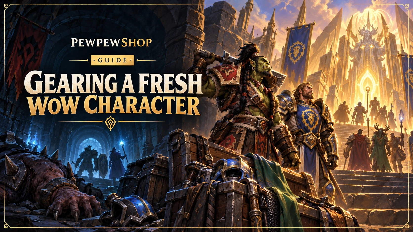 Gearing a Fresh WoW Character: From Dungeon Blues to Raid-Ready Fast — PEWPEWSHOP boosting guide