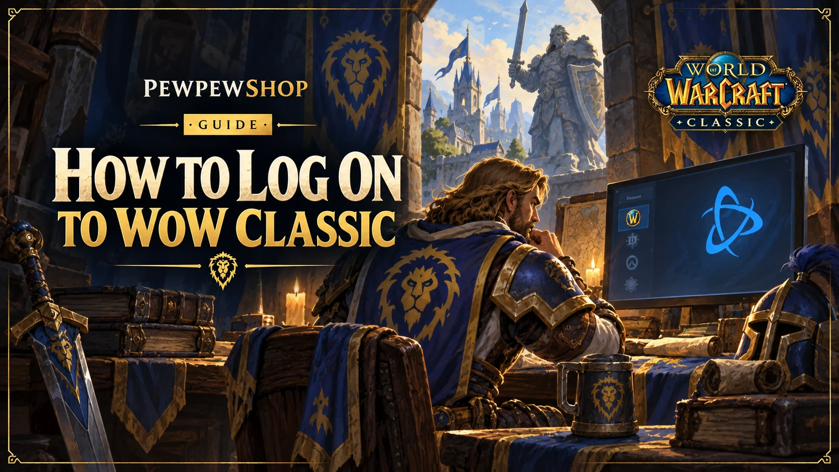 How to Log On to WoW Classic: Full Login Steps — PEWPEWSHOP boosting guide