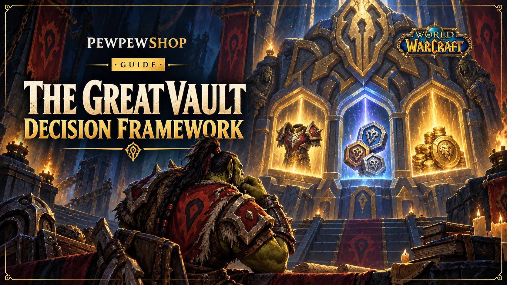 The Great Vault Decision Framework: Gear, Crests, or Gold Each Week — PEWPEWSHOP boosting guide