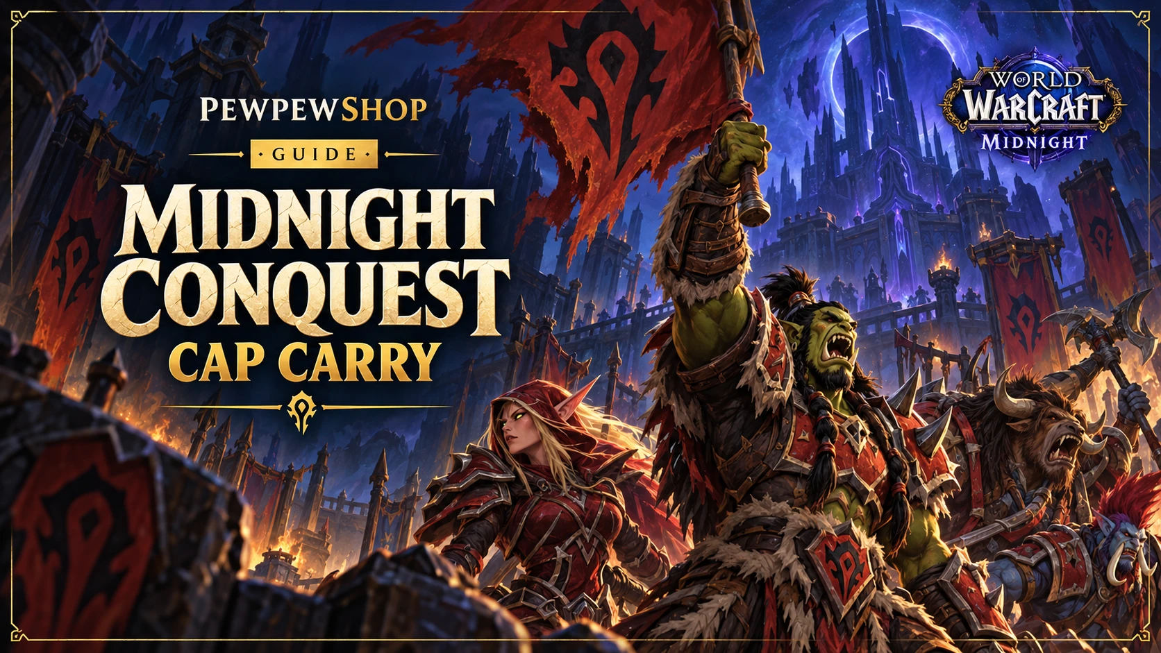 Midnight Conquest Cap Carry: Cap Your Week Without the Grind — PEWPEWSHOP boosting guide
