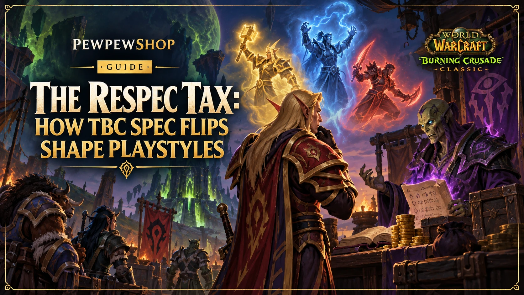 The Respec Tax: How TBC 50g Spec Flips Shape Entire Playstyles — PEWPEWSHOP boosting guide