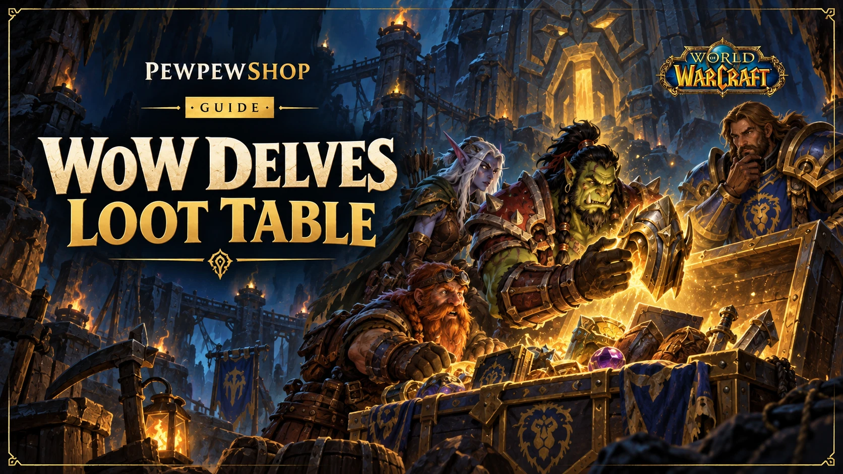 WoW Delves Loot Table: What Drops at Every Tier — PEWPEWSHOP boosting guide