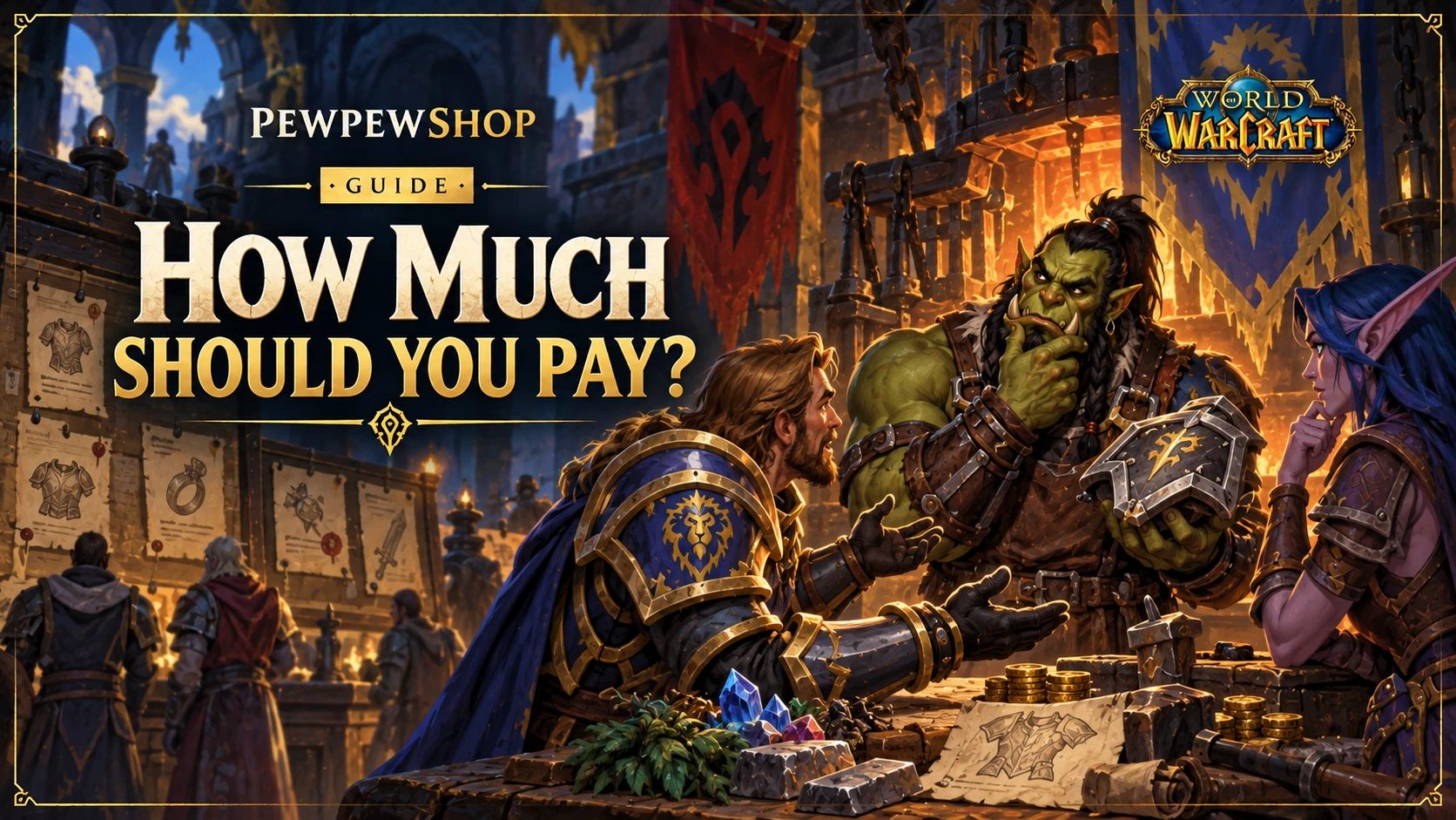 How Much Should You Pay for a WoW Crafting Order? — PEWPEWSHOP boosting guide