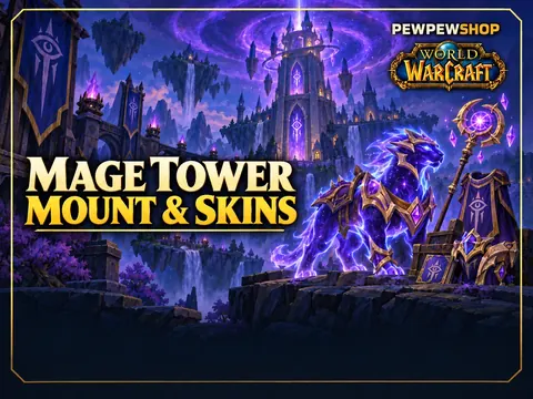 Mage Tower Mount & Skins — boost