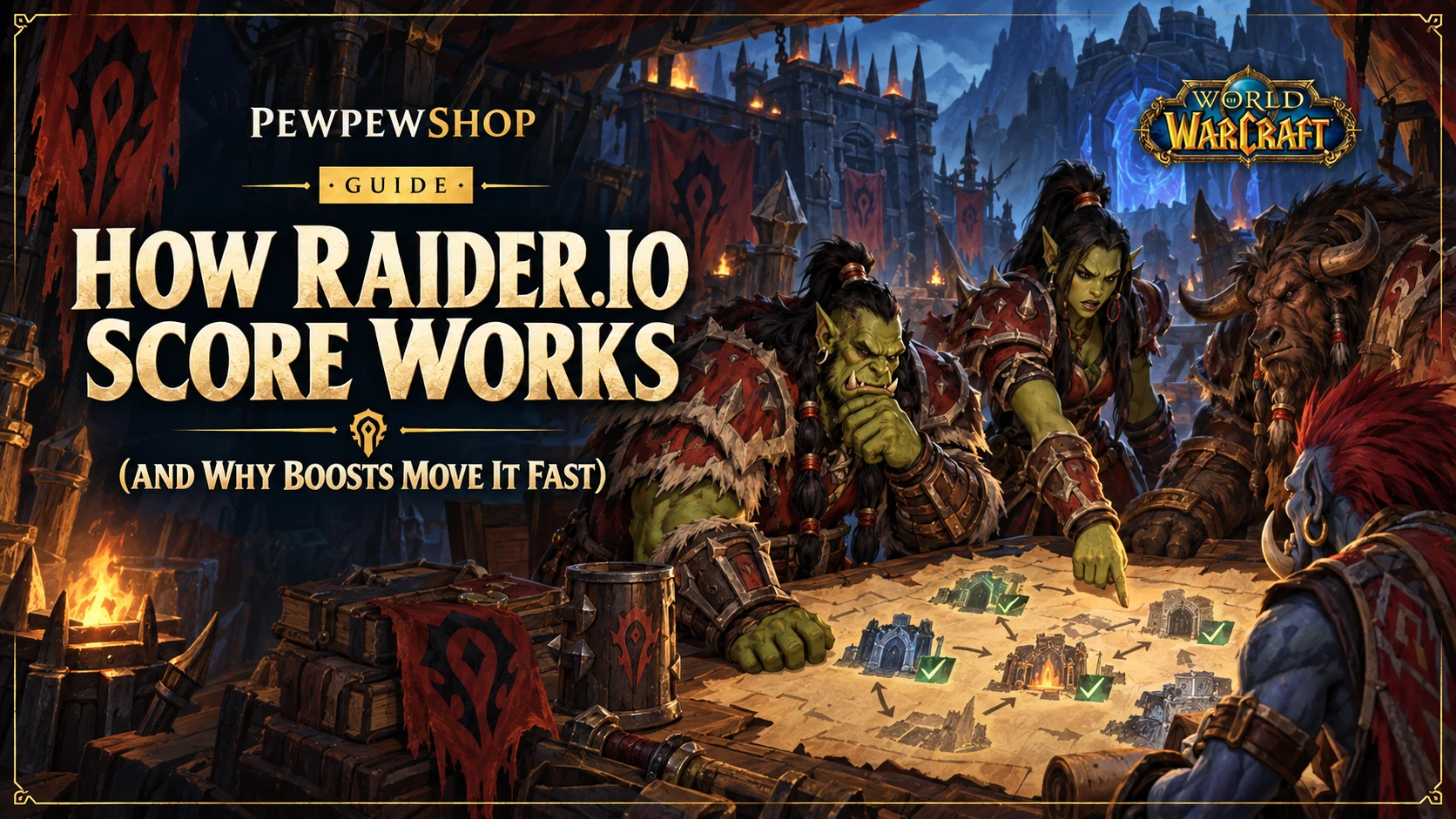 How Raider.io Score Actually Works (and Why Boosts Move It Fast) — PEWPEWSHOP boosting guide