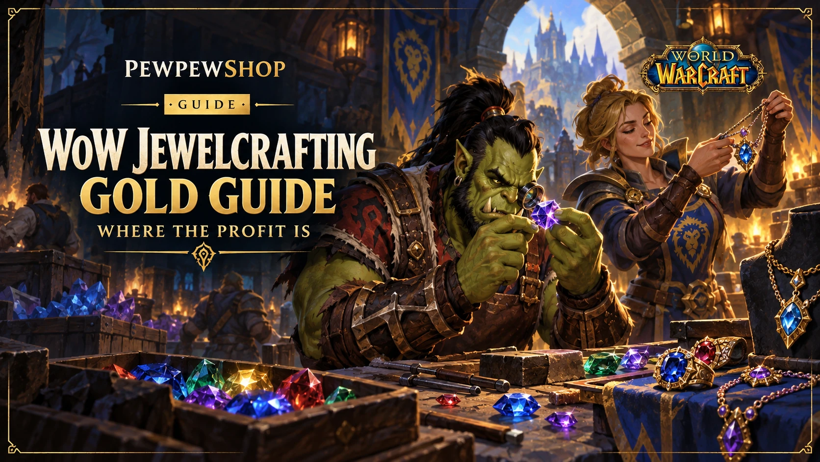 WoW Jewelcrafting Gold Guide: Where the Profit Is — PEWPEWSHOP boosting guide