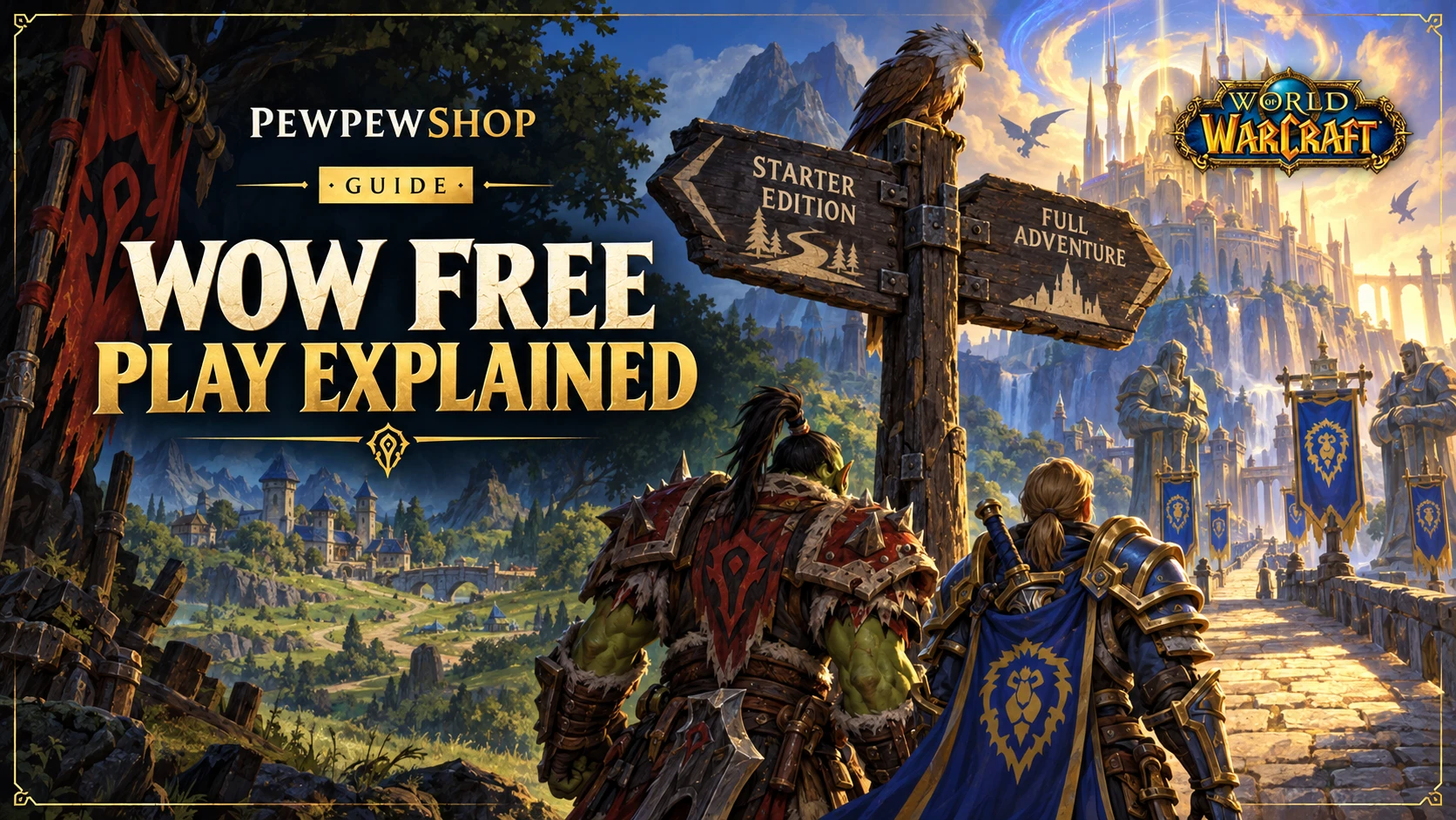 How Much of WoW Can You Play for Free? Trial Limits Explained — PEWPEWSHOP boosting guide