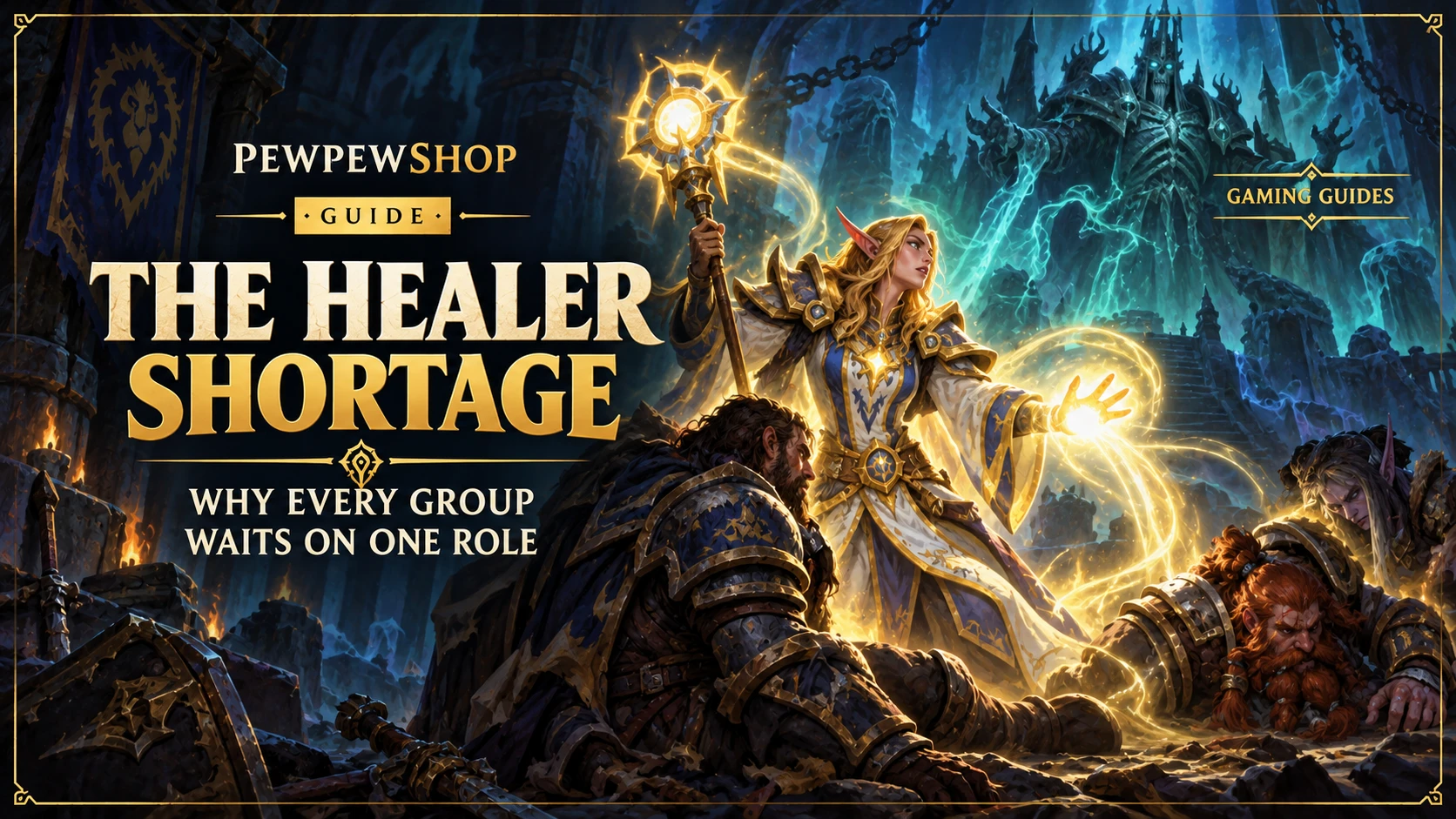 The Healer Shortage: Why Every Group Waits on One Role — PEWPEWSHOP boosting guide