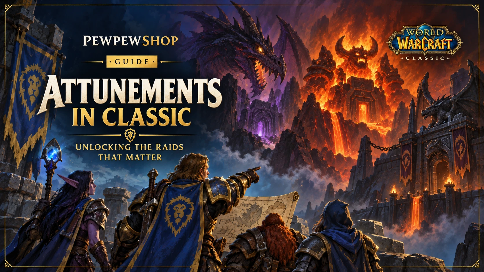 Attunements in Classic: Unlocking the Raids That Matter — PEWPEWSHOP boosting guide