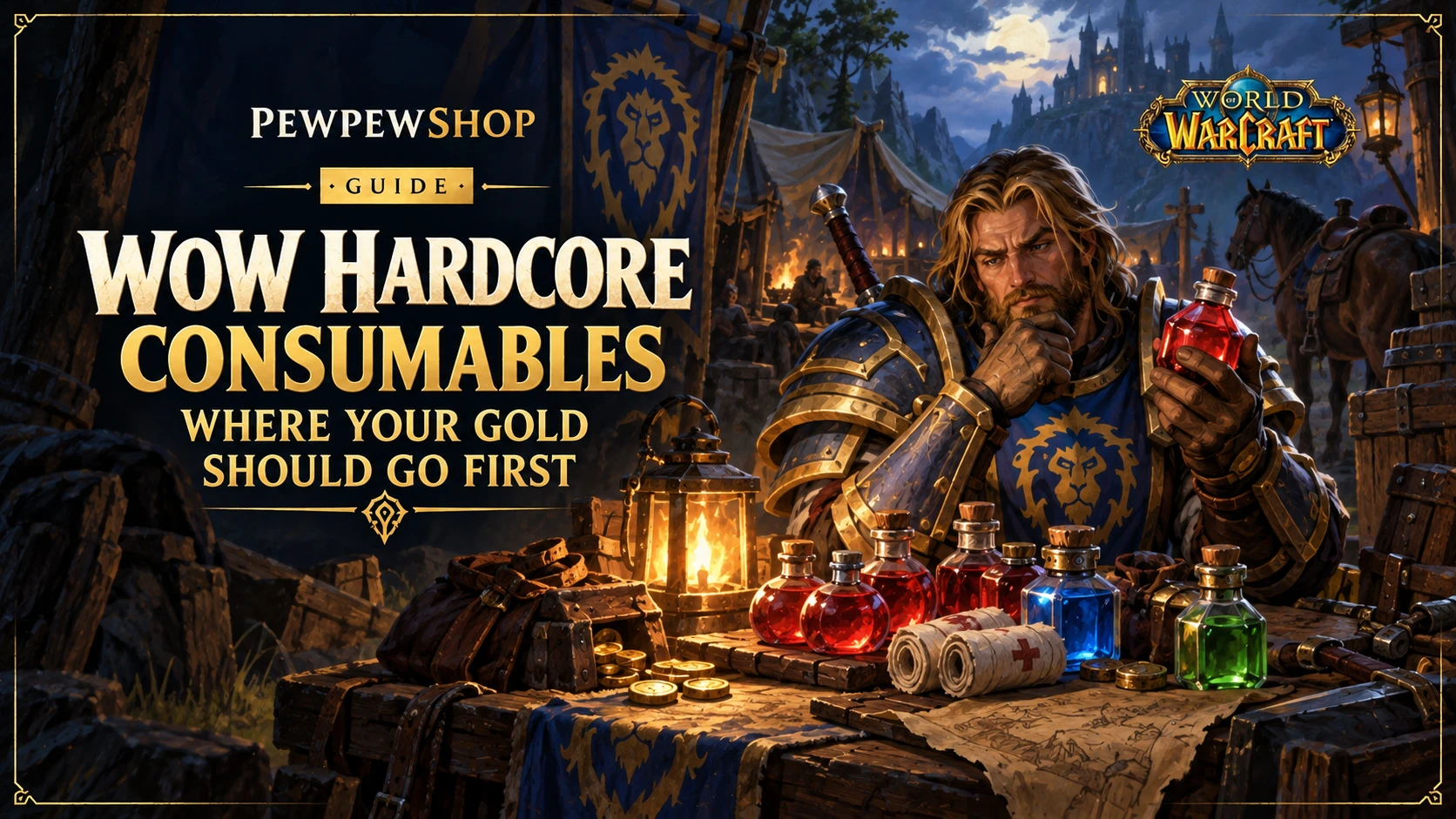WoW Hardcore Consumables: Where Your Gold Should Go First — PEWPEWSHOP boosting guide
