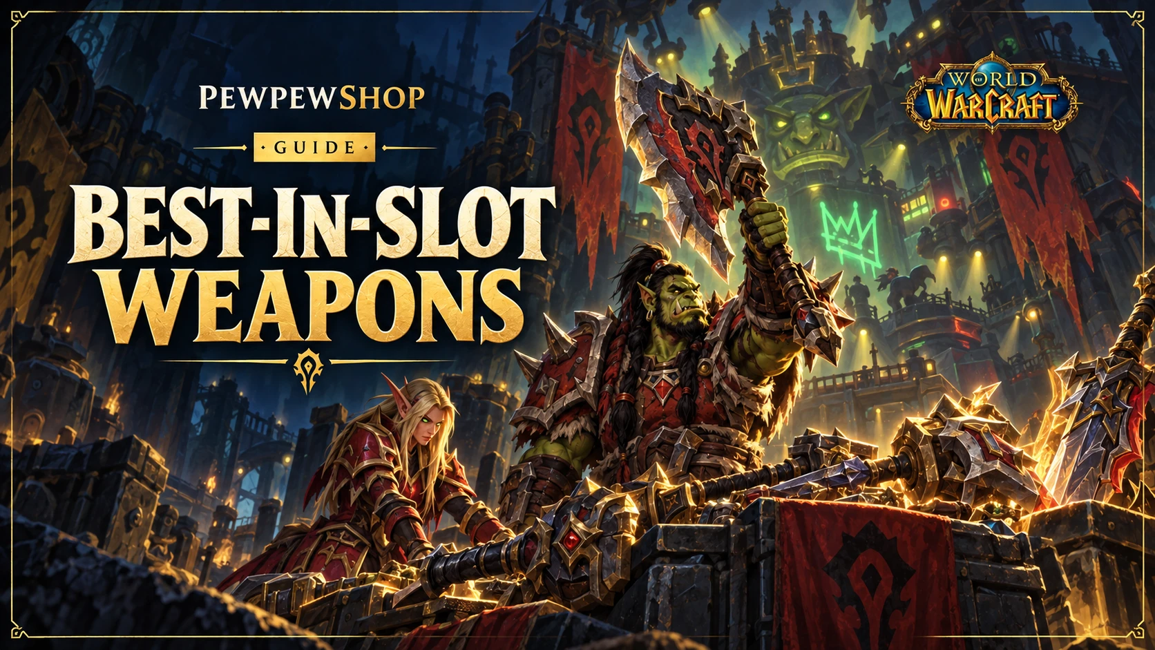 WoW Season 2 Best-in-Slot Weapons: Every Slot and Where It Drops — PEWPEWSHOP boosting guide