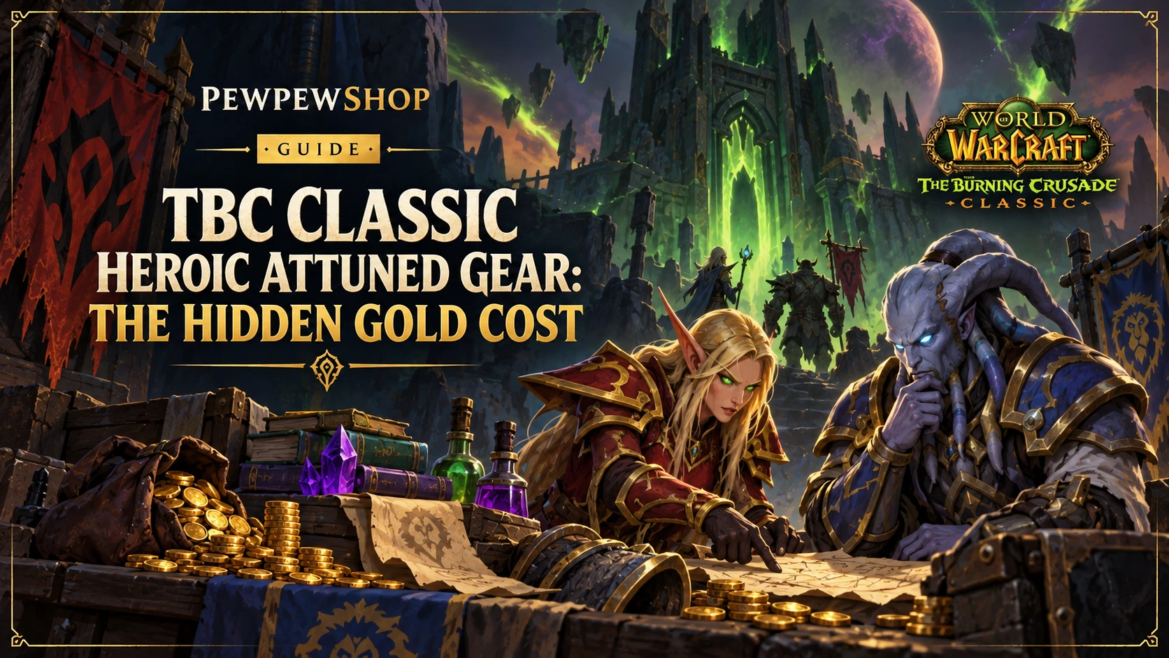 TBC Classic Heroic Attuned Gear: The Hidden Gold Cost — PEWPEWSHOP boosting guide