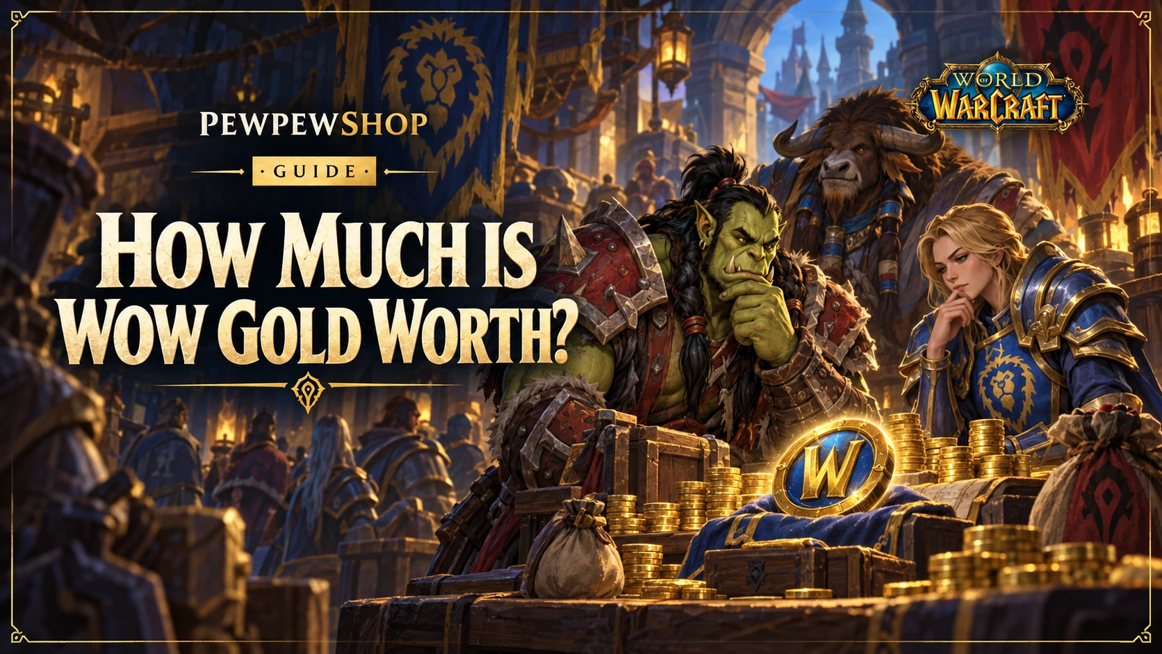 How Much Is WoW Gold Worth? Real Value Explained — PEWPEWSHOP boosting guide
