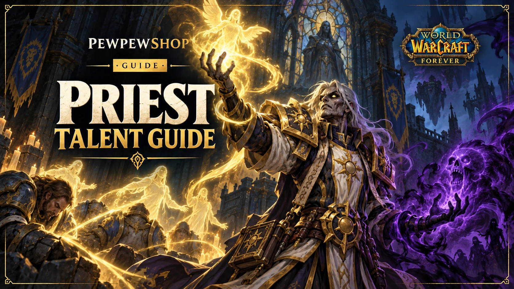 WoW: Forever Priest Talents: Penance, Mending and SW: Death — PEWPEWSHOP boosting guide